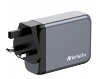 VERBATIM Ładowarka GNC-100 32202 GaN 100W, 3xUSB-C,1x USB-A, QC 3.0, PD 3.0 UE / UK ANVE10W4AQGG - 1199627 - zdjęcie 3